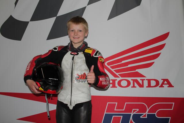Ben Wiegner aus Plauen wurde Zweiter in der Honda Talent Challenge 2023 | Foto: Michael Sonnick