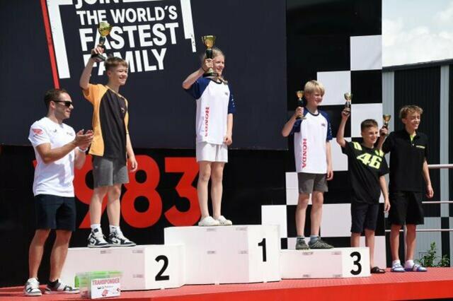 Anina Urlaß gewann in Most/Tschechien als erstes Mädchen ein Rennen bei der Honda Talent Challenge  | Foto: Motorrad Klassik