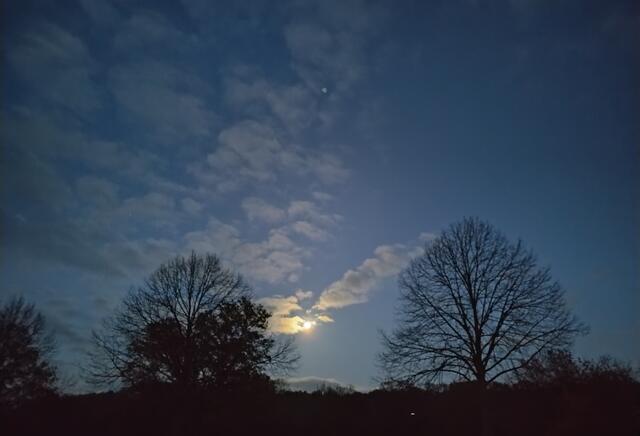 Vollmond in Hochspeyer im Dezember 2022
"Wochenblatt-Reporter Kalender 2024" | Foto: Christina Pircher