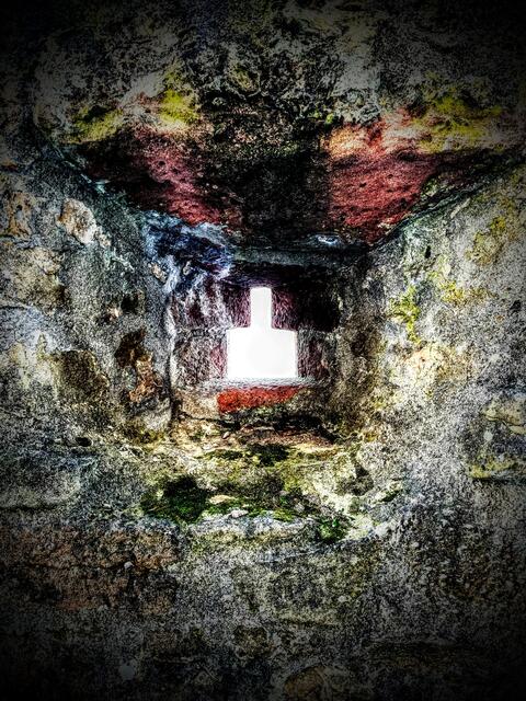 Detailaufnahme Mauer
Winter 2022
Hambacher Schloss | Foto: Axel Christmann 