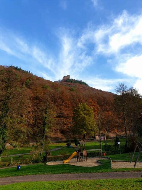 Die Burg Triefels in November  | Foto: Foto  von  Natalie Dukart