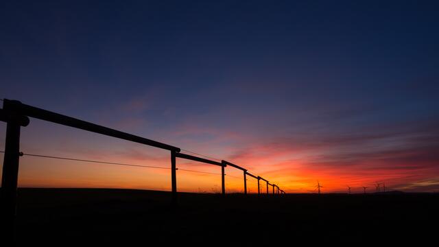 Sonnenuntergang oberhalb von Breitenbach | Foto: Kevin Stilgenbauer
