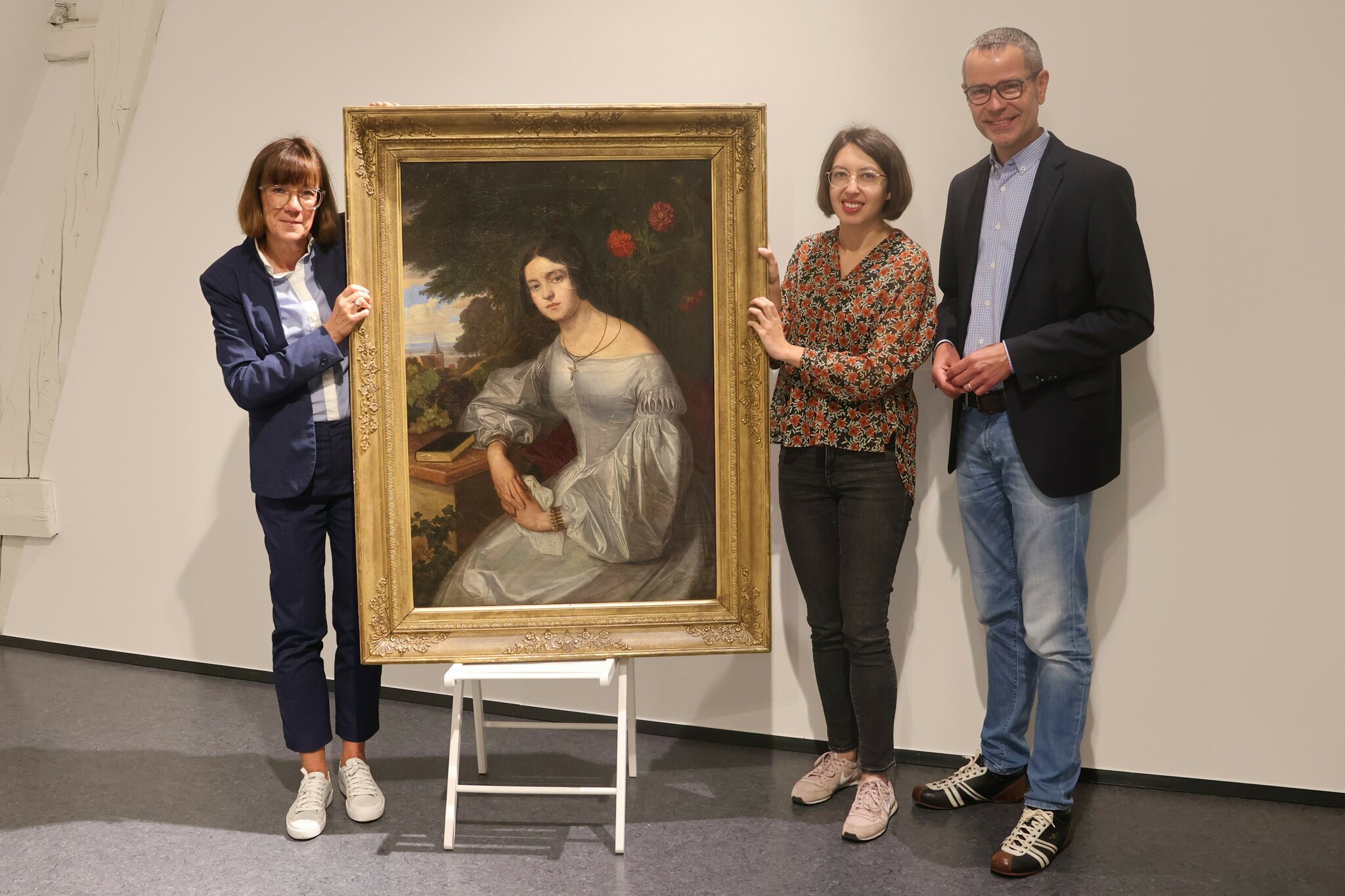 Maler Heinrich Jakob Fried Historisches Gemälde gehört nun der Stadt