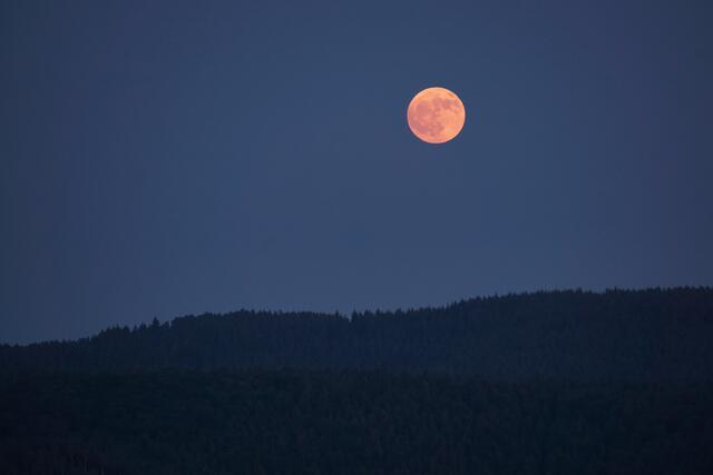 Mondaufgang vom Buhlsteinpfeiler | Foto: Michael Jochem
