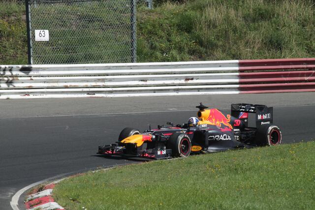 Der Schotte David Coulthard fuhr im Red Bull-Formel 1-Auto auf der legendären Nordschleife | Foto: Michael Sonnick