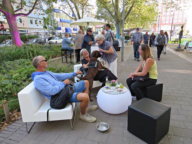 Auch der Hund lauschte der Musik | Foto: Brigitte Melder