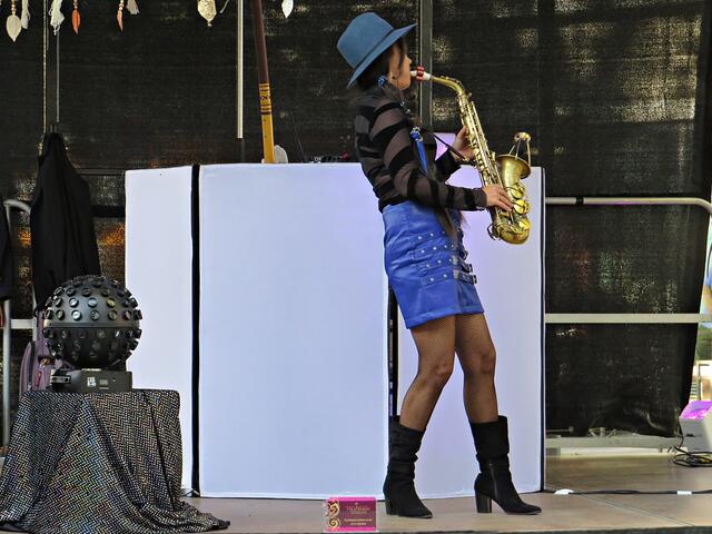 Mit Leib und Seele Musikerin | Foto: Brigitte Melder