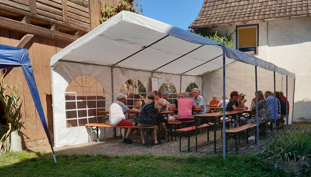 Scheunencafe bei der Heimatstube | Foto: Siegmund Heneka