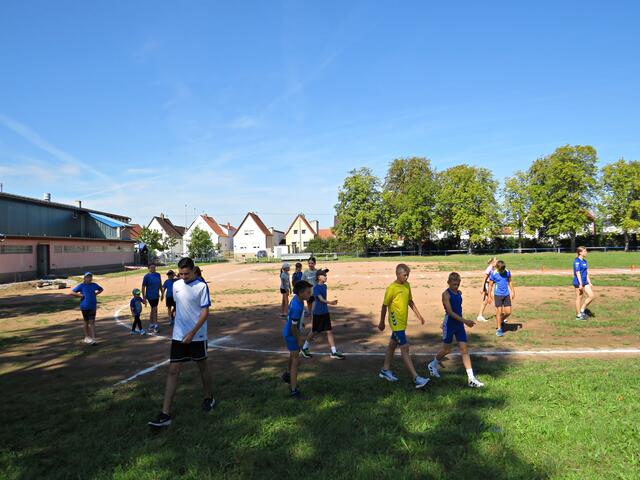 Vom Warmlaufen zurück | Foto: Brigitte Melder