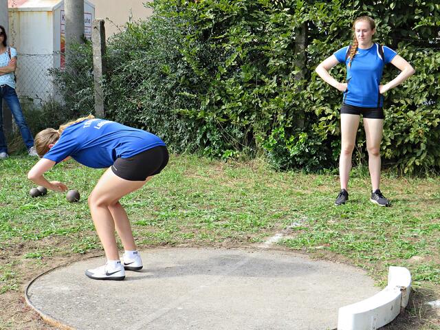 Selina Reiser, das As im Kugelstoßen | Foto: Brigitte Melder