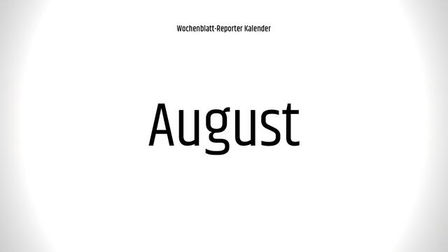 Hier beginnen die Abstimmungsfotos für den Monat August.  | Foto: red