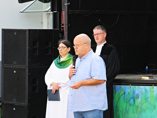 Bernd Kiefer vom Hungermarsch | Foto: Brigitte Melder