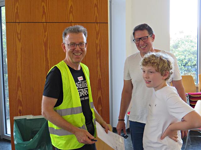 Dr. Manuel Budich hat gut lachen, alles perfekt organisiert | Foto: Brigitte Melder