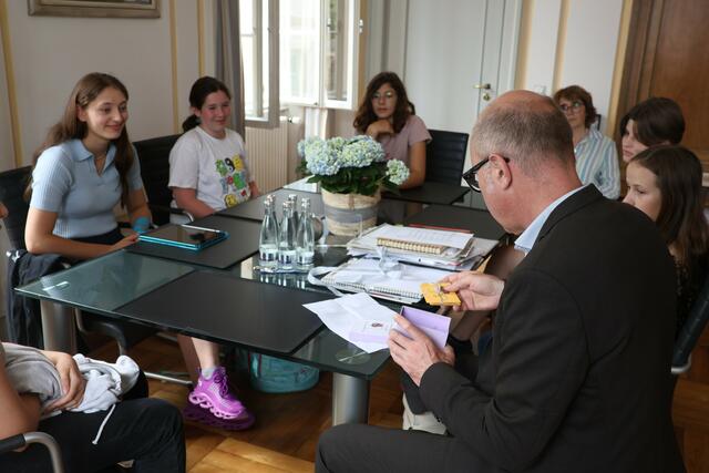 Die Schüler des Max-Slevogt-Gymnasiums waren beim Jugend-Engagement-Wettbewerb des Landes Rheinland-Pfalz erfolgreich | Foto: Stadt Landau