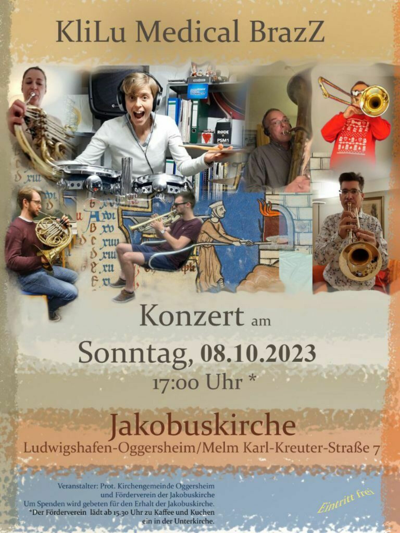 Konzert "Die Ärzte" kommen in die JakobuskircheMelm Ludwigshafen