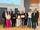 vlnr: Stefanie Zipp, Deutsche Bahn;     Michael Bronner, Christiani;        Klaus Jürgen Buß, Calliope;  Jadga Hügle, SAP: Young Thinkers;   Rektorin Nataly Rumler, Lina-Sommer-GS;   Ronja Stahl, Lina-Sommer-GS,   Staatssektretärin Bettina Brück; Sabine Becker, VDI;  Egbert Langer, WRO;  Maren Müller, Wissensfabrik. | Foto: (c) MINT Zukunft 