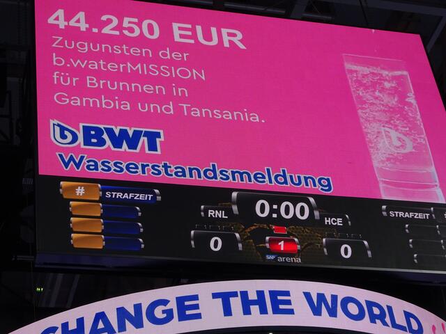 Tolle Aktion der Rhein-Neckar Löwen mit BWT | Foto: Carsta Vogel