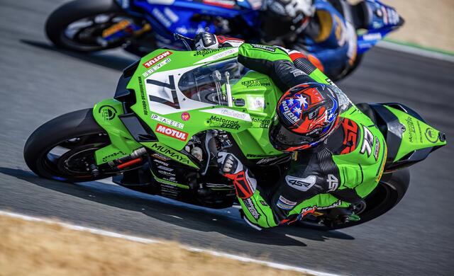 Kawasaki-Pilot Pascal Schneider | Foto: Mathis Schmid