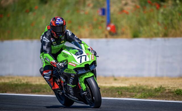 Kawasaki-Pilot Pascal Schneider | Foto: Mathis Schmid