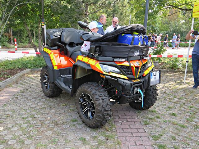 Vom ASB ein Quad für Sanitätsdienste | Foto: Brigitte Melder