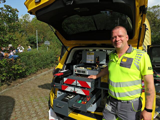 Straßenwachtfahrer Herr Neideck | Foto: Brigitte Melder
