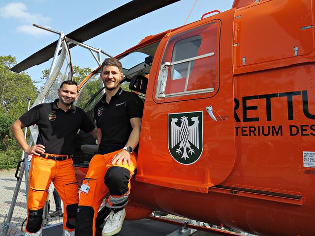 Hems-TC Mahsur und Notarzt Dr. Faul | Foto: Brigitte Melder