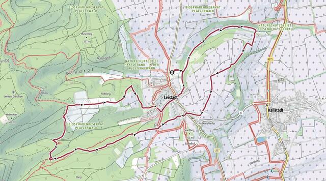 Track der Herbstwanderung | Foto: Manfred Heym