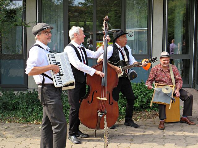 Komplette Band "Poker Kings" aus Mannheim | Foto: Brigitte Melder