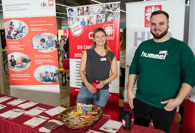 Die Caritas informierte über ihr Ausbildungsangebot | Foto: Frank Schäfer