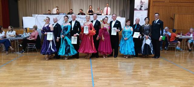 Christine und WErner Bücklein, Platz 3 der Master III A in Reilingen | Foto: Bücklein / privat