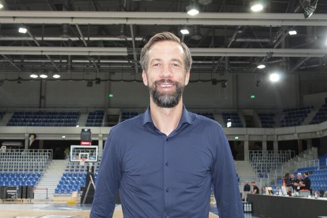 Matthias Lautenschläger war mit den 4.069 Zuschauern gegen Alba Berlin zufrieden  | Foto: Michael Sonnick
