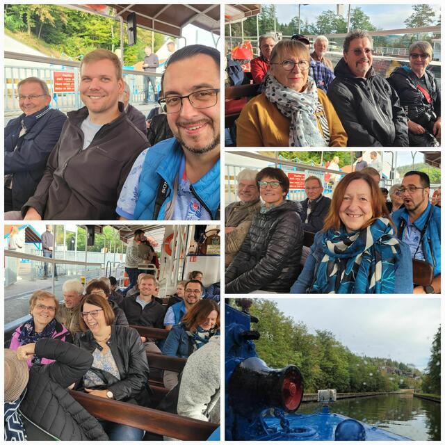 Vereinsausflug auf dem Kanal Rhein-Marne. | Foto: IB