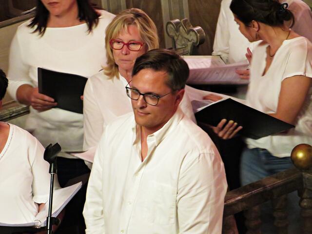 Eine fantastische Stimme - Solopart des Herrn | Foto: Brigitte Melder