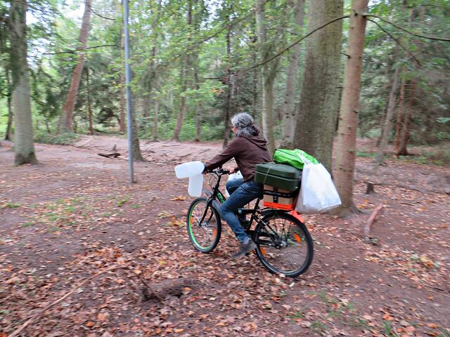 Und dann noch im Parcours fahren | Foto: Brigitte Melder