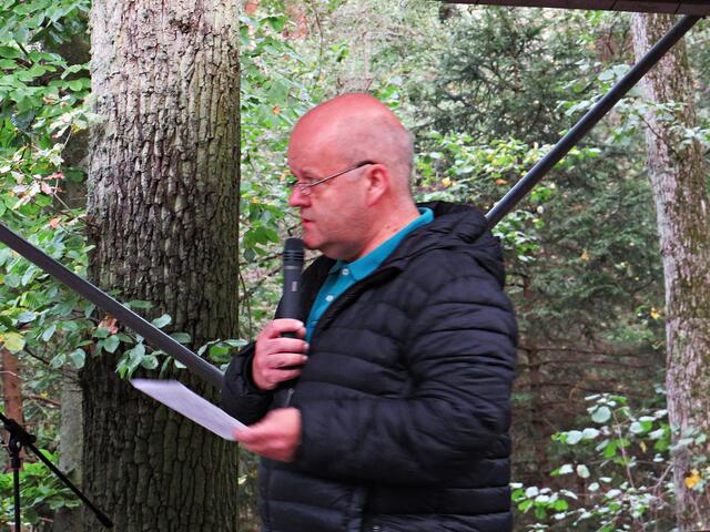 Bernd Kiefer begrüßte die Gäste | Foto: Brigitte Melder