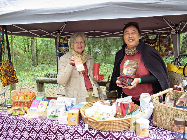 Weltladen Speyer hatte hier einen Stand | Foto: Brigitte Melder