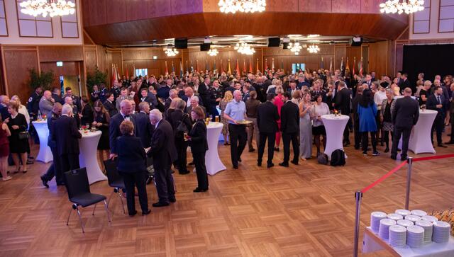 Rund 400 geladene Gäste waren zu dem Jahresempfang gekommen. | Foto: Stefan Layes