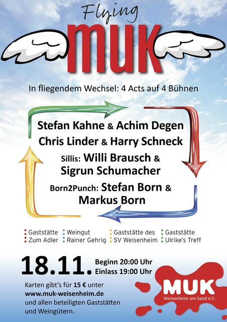 Flying MUK am 18.11.2023 | Foto: MUK Weisenheim am Sand e.V.