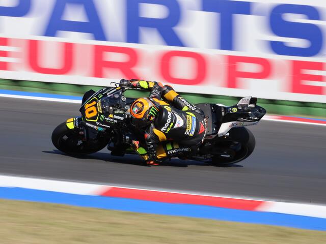Luca Marini holte sich zum erstenmal in der MotoGP die Pole Position | Foto: Reuschel ( moto-foto)