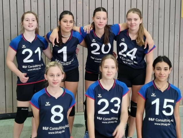 Die U16 Volleyballerinnen | Foto: Heß