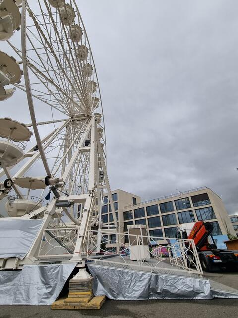 Das Riesenrad steht schon | Foto: www.jowapress.de