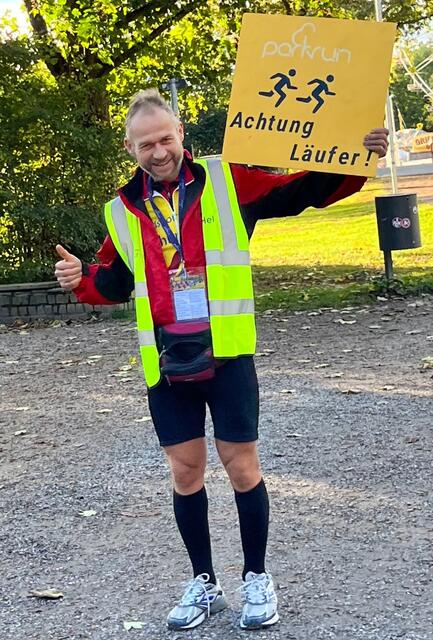 Achtung Läufer im Domgarten :-) | Foto: Speyer Leinpfad parkrun