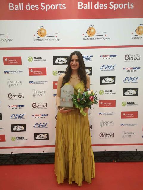 Lisa Kiefer wurde 2022 zur Sportlerin der Stadt Speyer geehrt | Foto: Maximilian Kiefer