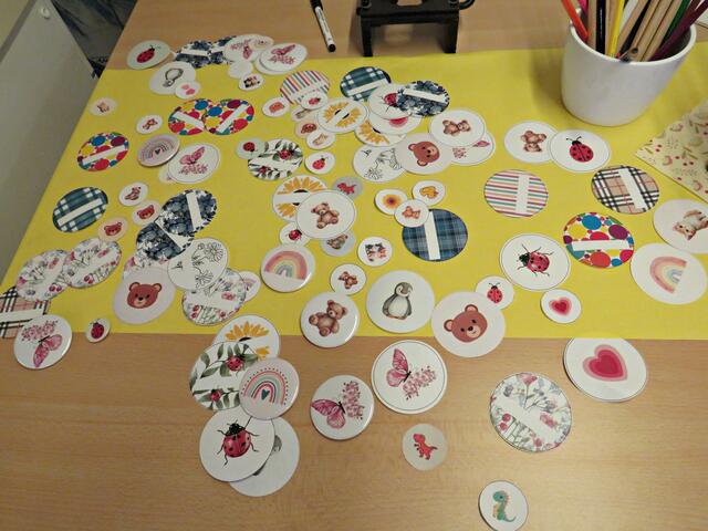 Buttons selber machen | Foto: Brigitte Melder