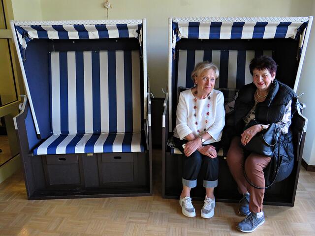 Im Eingangsbereich gleich einmal Urlaubsfeeling | Foto: Brigitte Melder