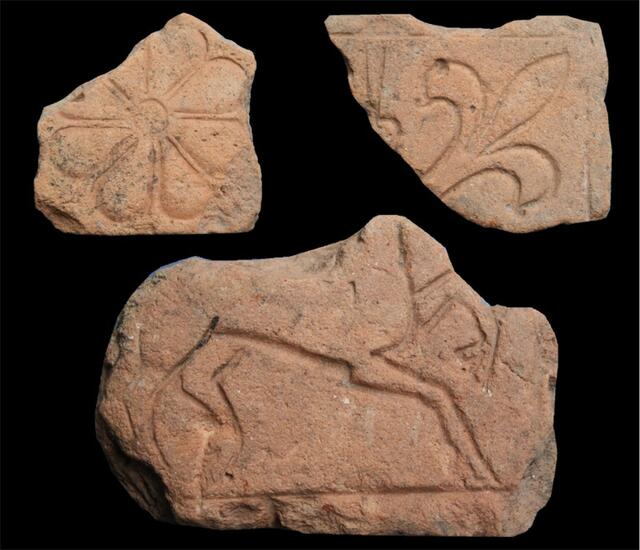 Fussbodenplatte von Alt-Scharfeneck | Foto: G. Decker