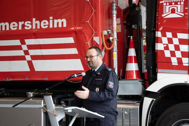 Offizielle Einweihung des neuen Germersheimer Feuerwehrhauses - Wehrleiter Andreas Magin | Foto: Heike Schwitalla
