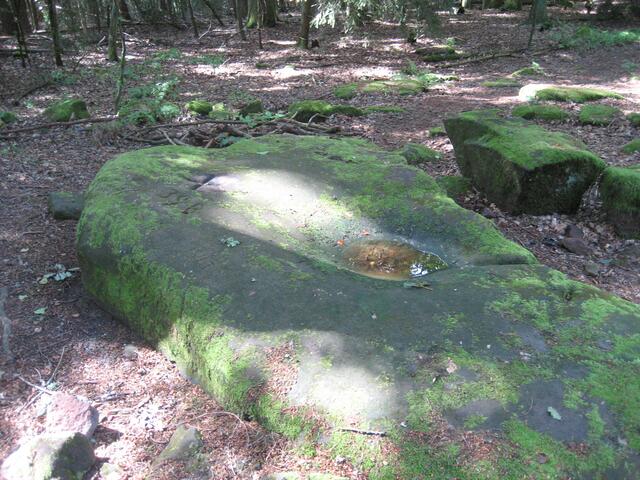 Sogenannte Opferschale auf dem Orensberg | Foto: Übel