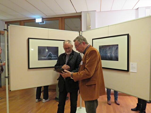 Fachsimpeln zwischen Kurt Keller und Gerhard Lange | Foto: Brigitte Melder