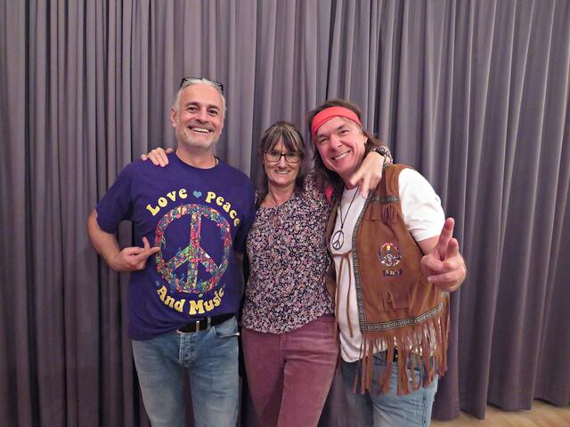 Pausenfoto: Volker Degen, Sandra Rickert und Roland Moschel | Foto: Brigitte Melder
